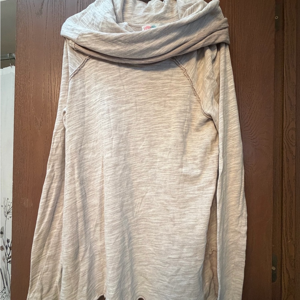Cozy Cream Cowl Neck Sweater
